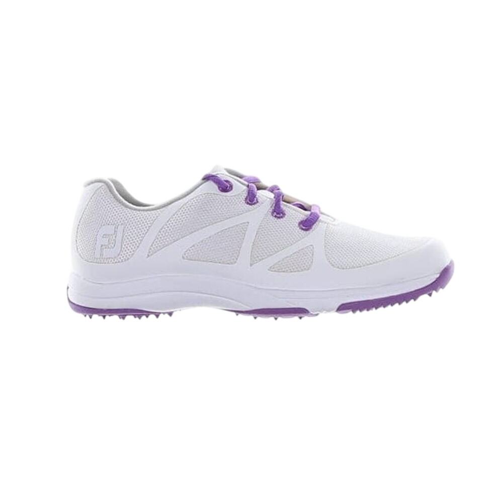 FootJoy Leisure 2019 Women's Spikeless Golf Shoes White/Purple
